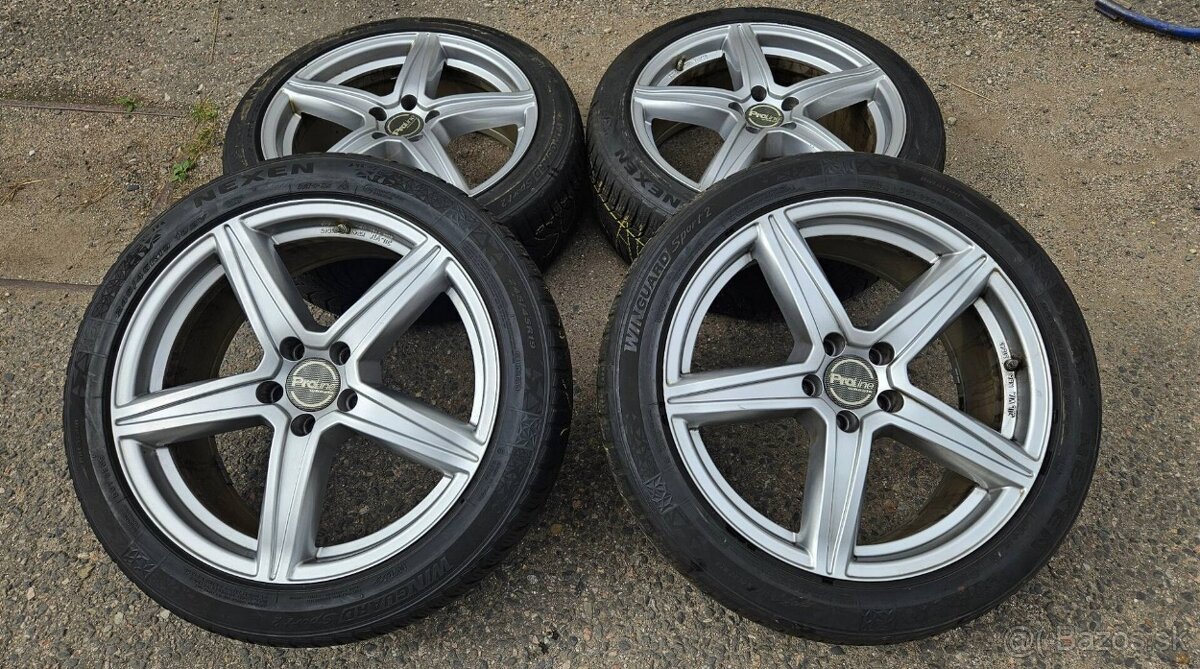 Alu kola 19" Proline 5x112 pneu Nexen 245/