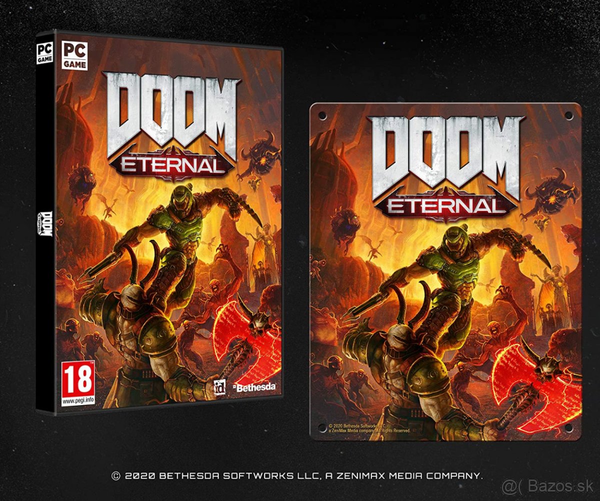 Doom Eternal Metal Plate Edition PC & PS4 / PS5