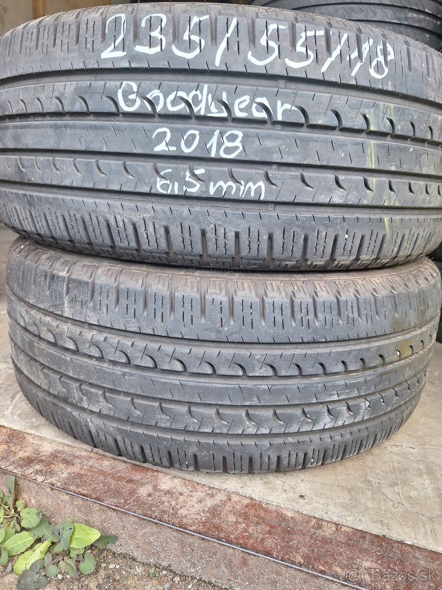 235/55/R18 letné 2ks
