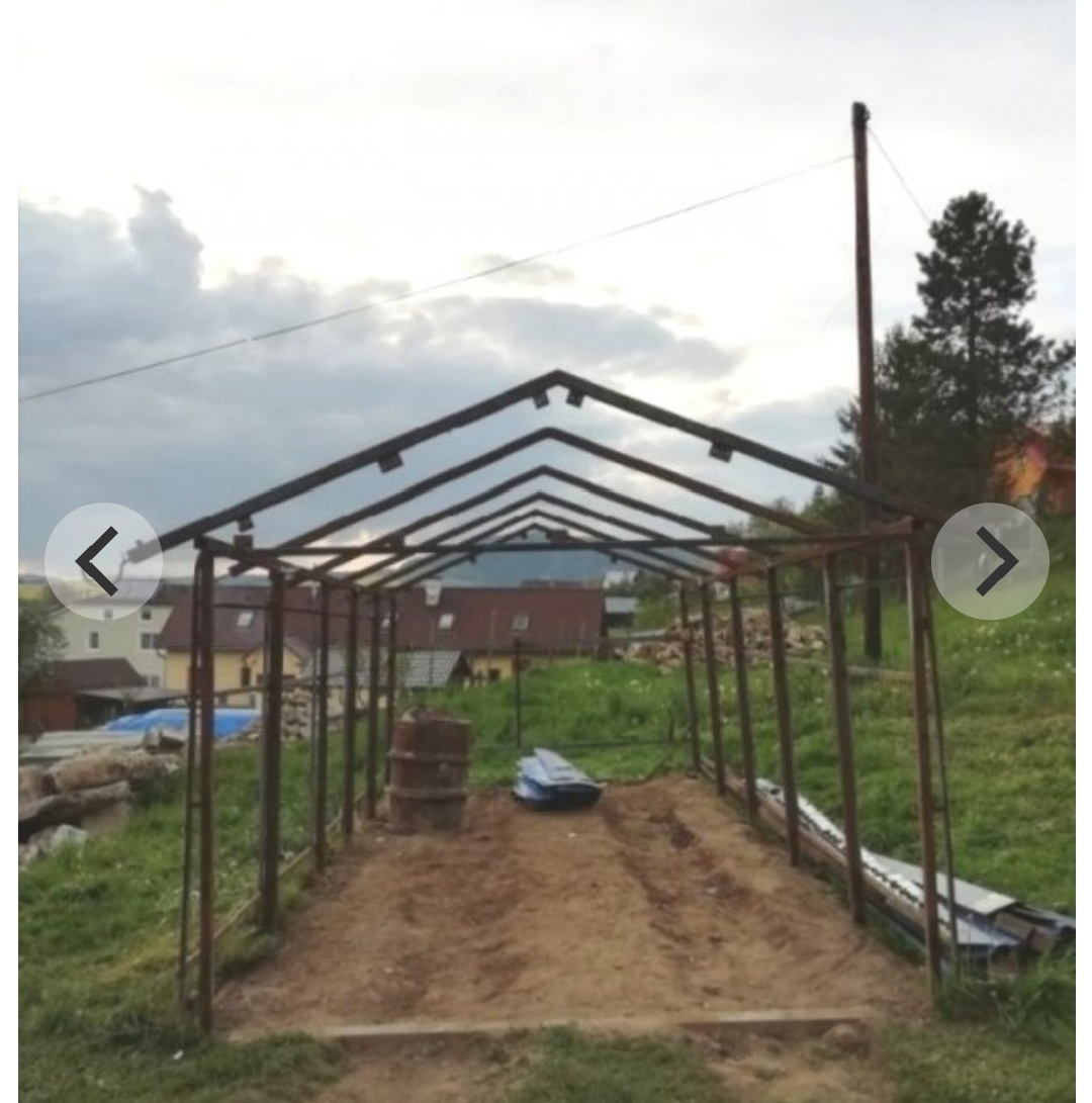 Zelezna konstrukcia 6 x 3m GARAZ