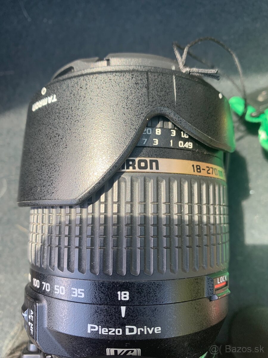 Iba objektív tamron 18-270 piezzodrive, funkčný