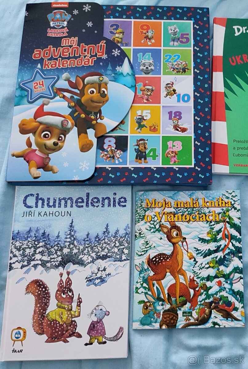 Adventný kalendár Paw patrol+vianočné knihy