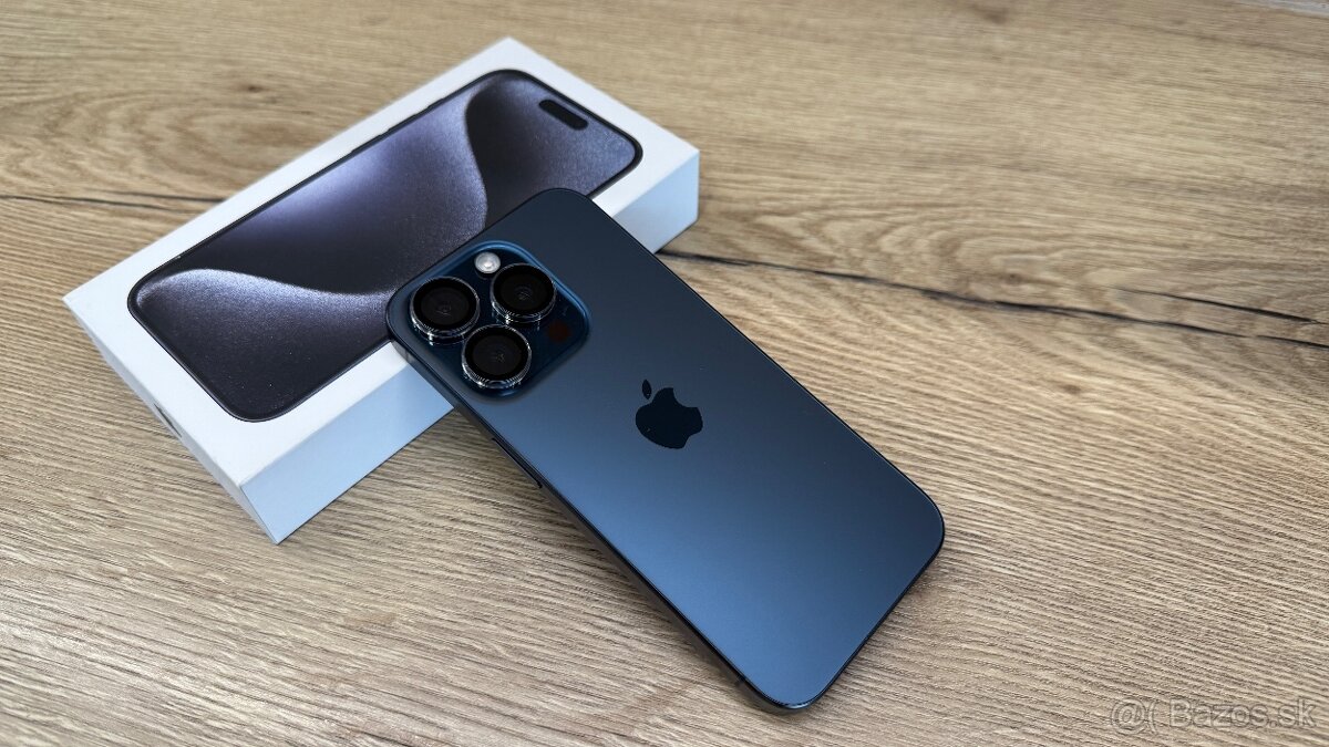 Apple iPhone 15 Pro 128GB Blue Titanium