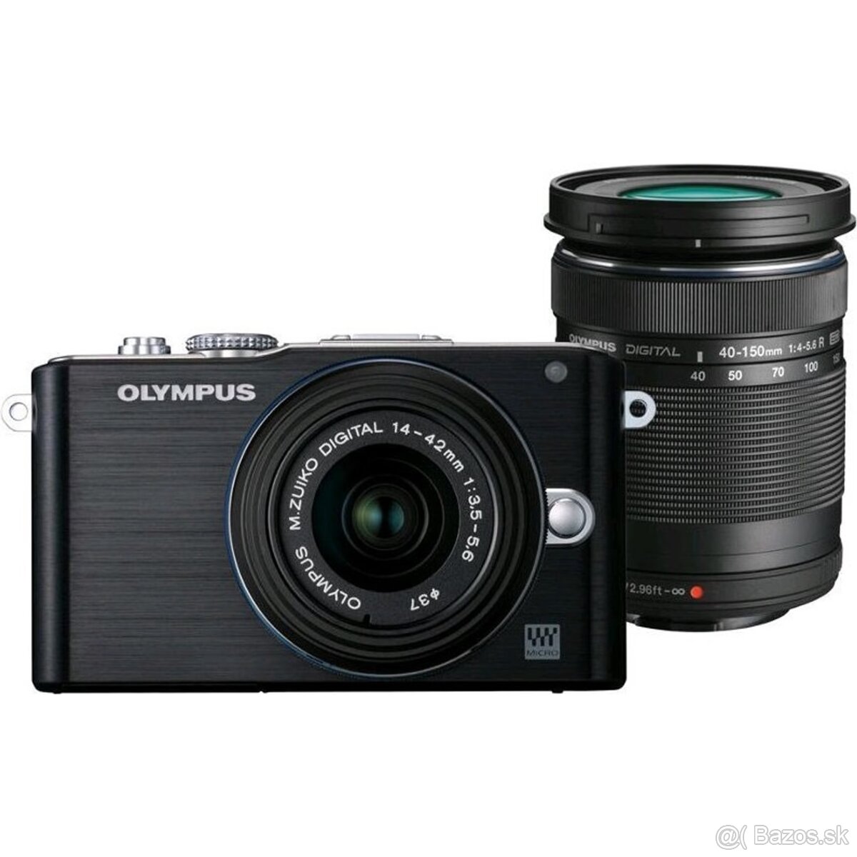 Olympus PEN E-PL3 Objektiv 14-42mm II R black/ black + ext