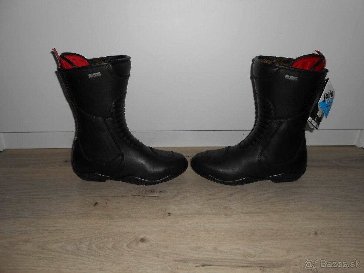 Predam nove damske kozene moto cizmy znacky IXS TOUR
