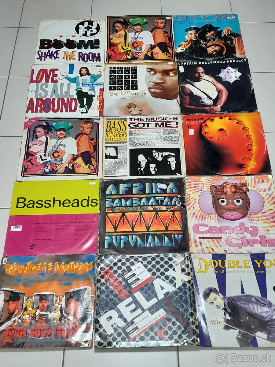 Vinyl Lp platne 90te roky disco pop soul