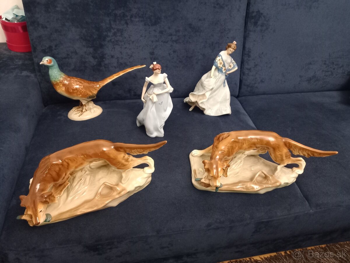Predám porcelánové sošky royal dux