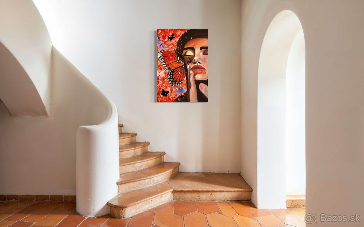 Obraz "butterfly woman"