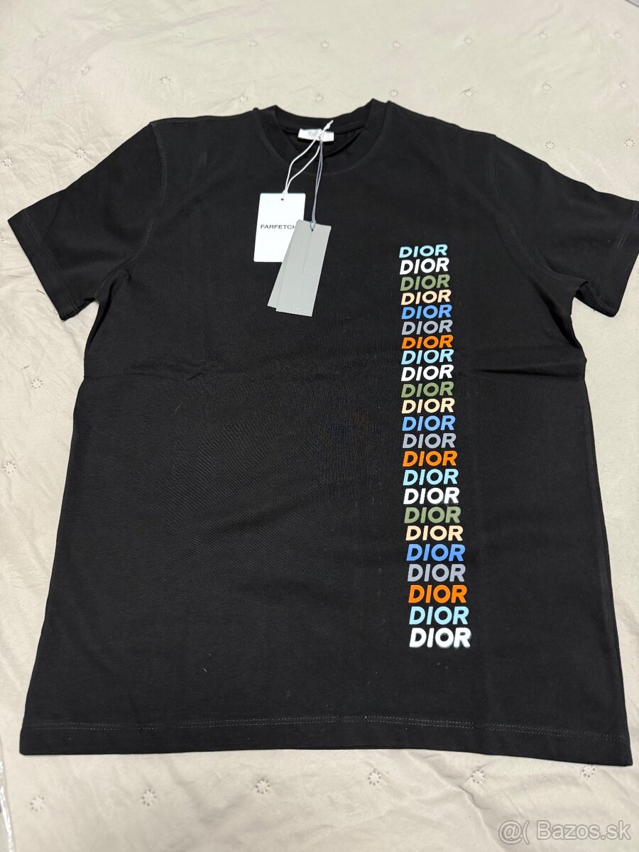 Dior pánske tričko – čierne, veľkosť M