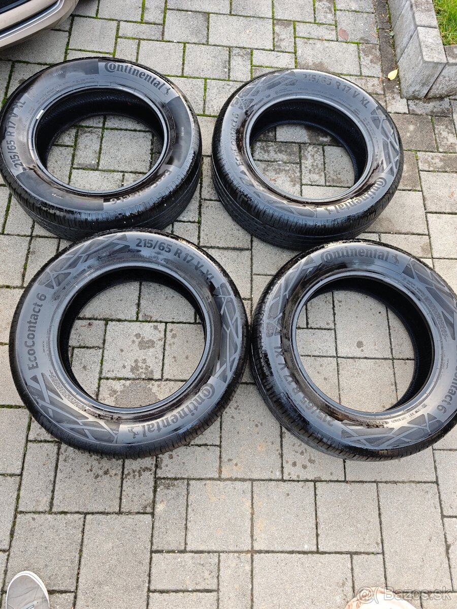 Na predaj letné pneu