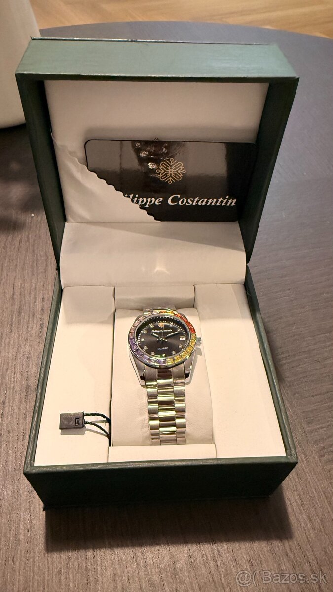Hodinky Philippe Costantin Basilea Silver/Black