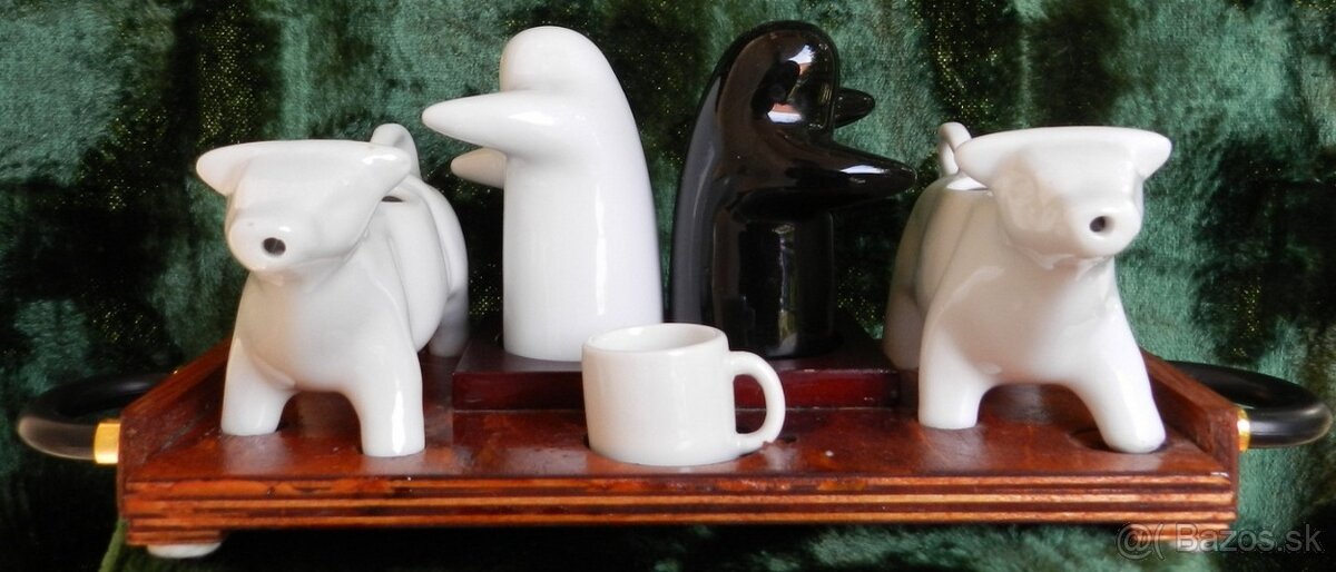 súprava na koreniny Retro 60 roky 20 st. Art Deco štýl