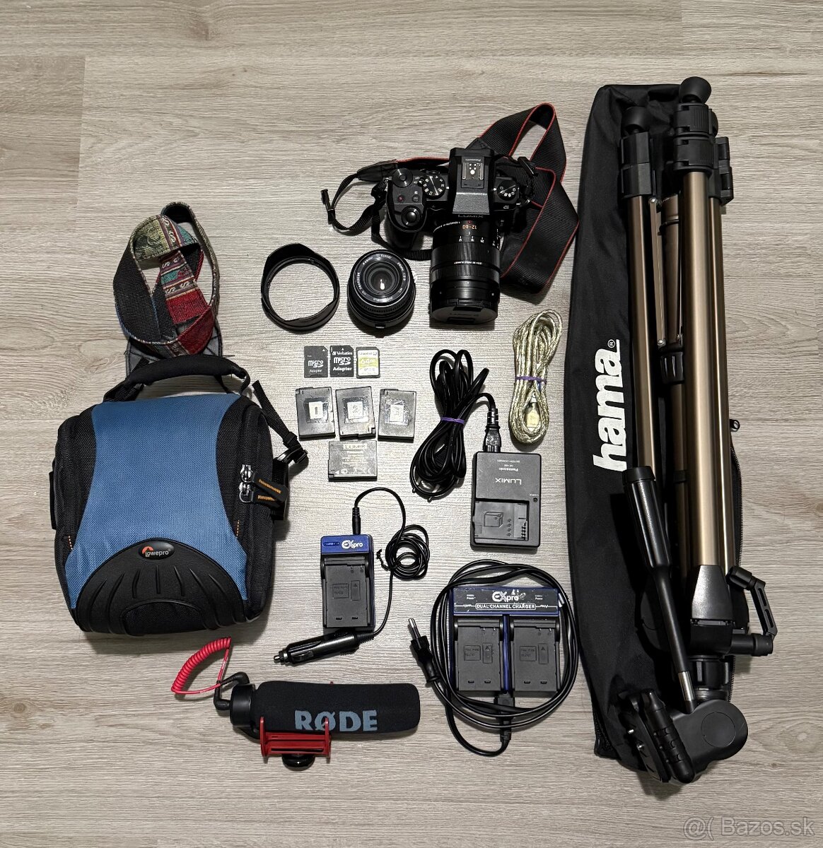 Panasonic Lumix G7 s príslušenstvom