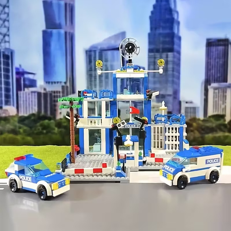 Policajna stanica, kompatibilné s LEGO