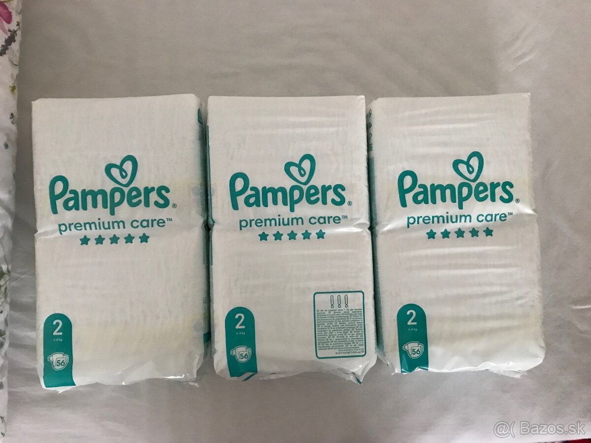 Pampers premium care 2_ 168 ks