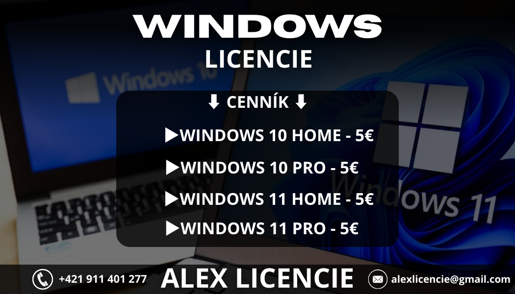 Windows licencie