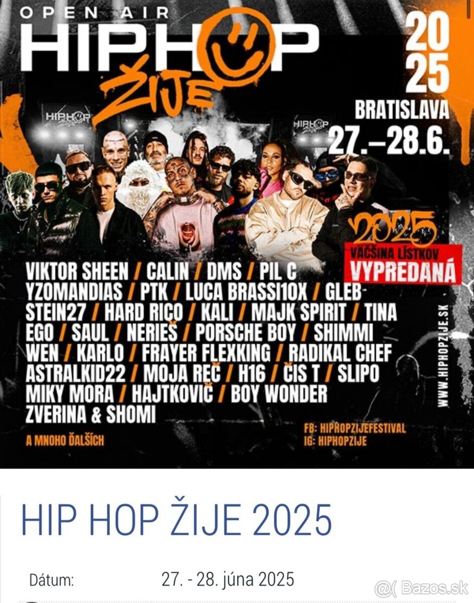Hip Hop žije 25 BA