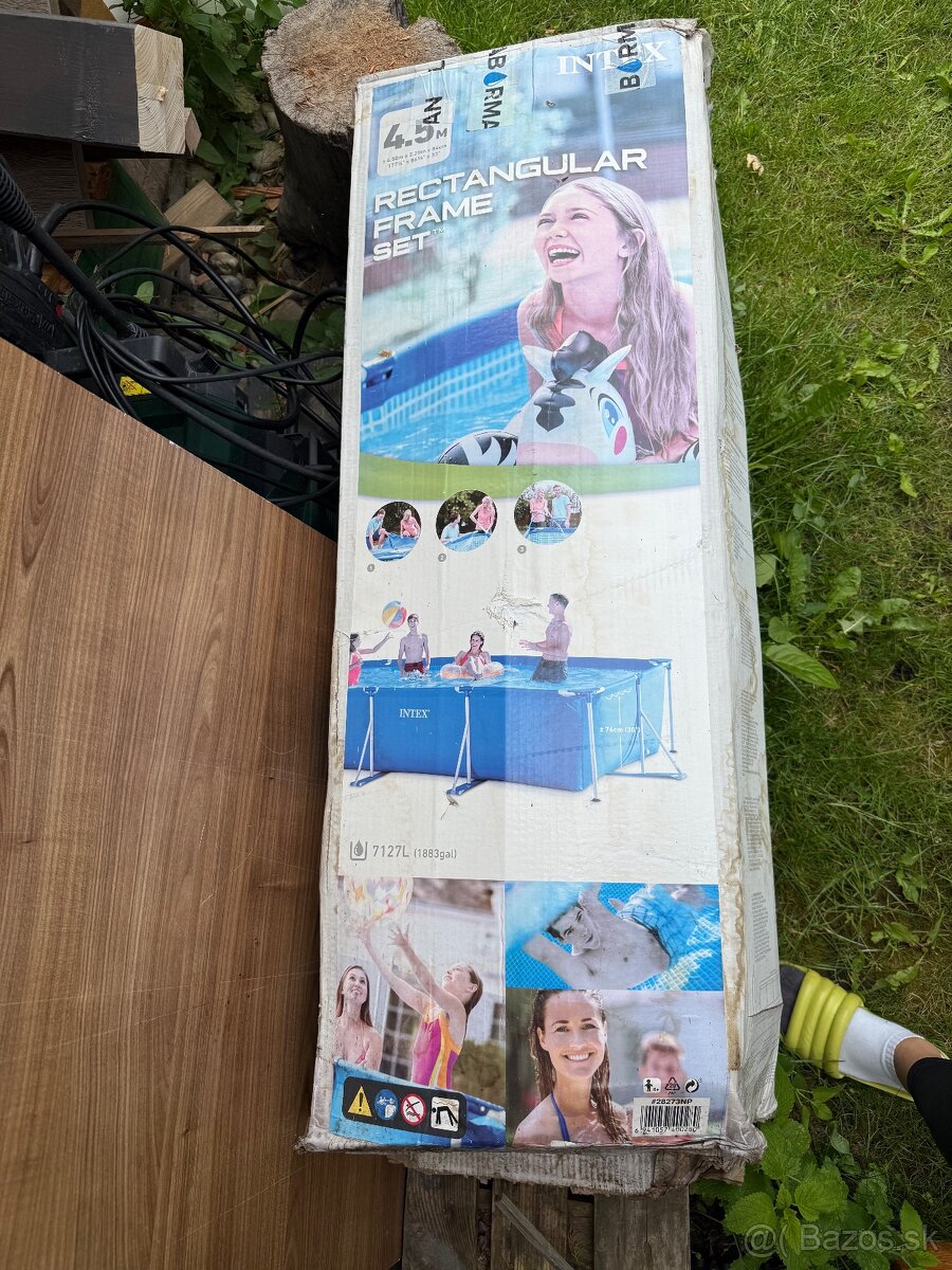 Predám bazén 4,5x2,2m