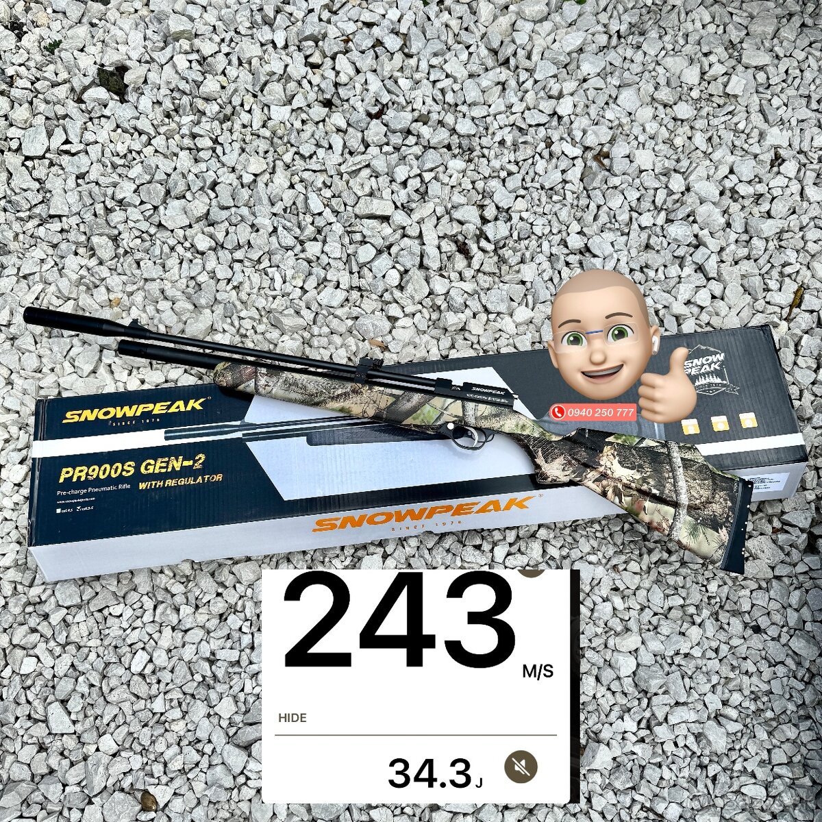☘️ [FULL POWER verzia] - Snowpeak PR900SGen2 kal. 5.5mm
