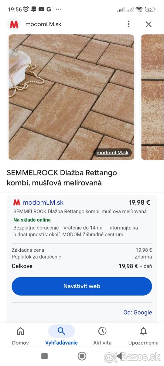 Zámková dlažba Semmelrock muslova