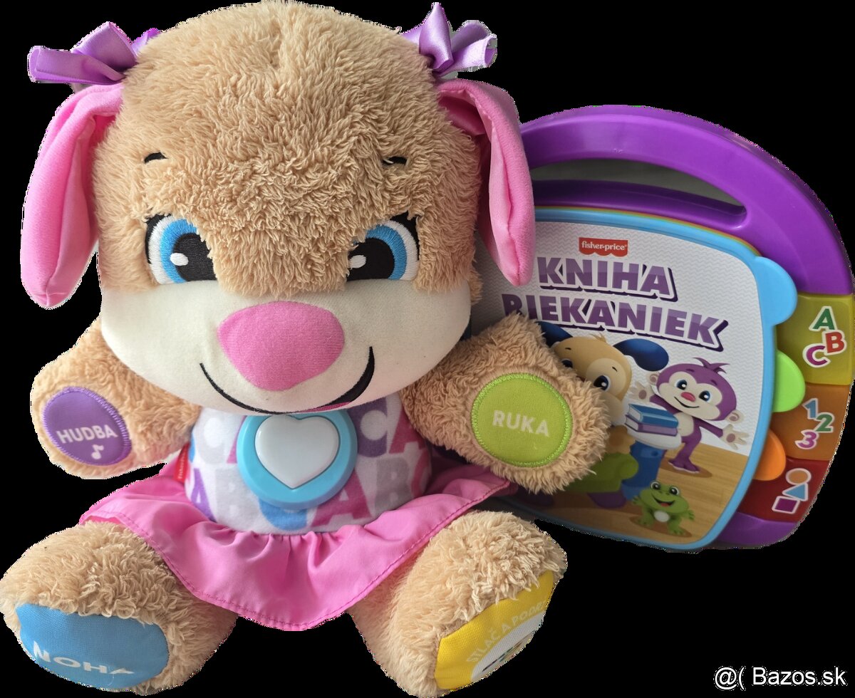 Fisherprice Kniha riekaniek a Hovoriaci pes