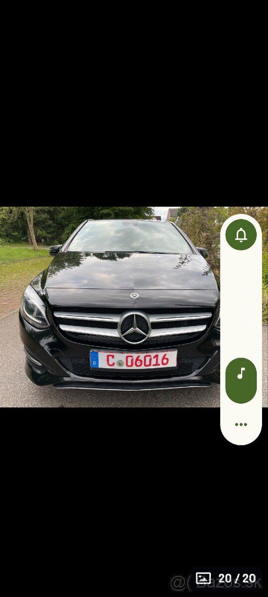 Rozpredam mercedes b w246 1.6 d
