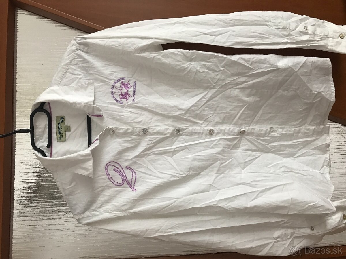 LA MARTINA originál white damska bluzka S/M