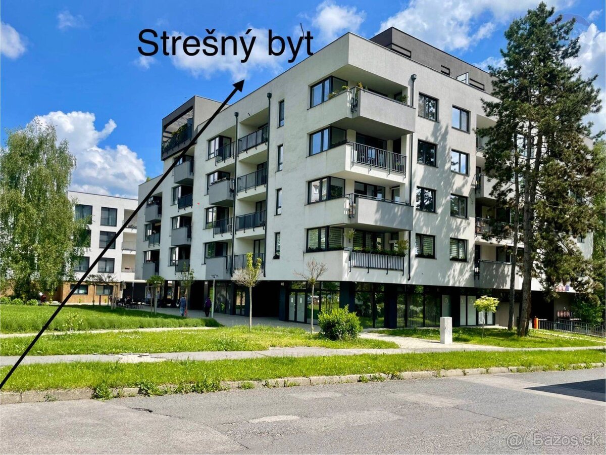 Na prenájom: Strešný 4-izbový byt s terasou, parkovaním a vý