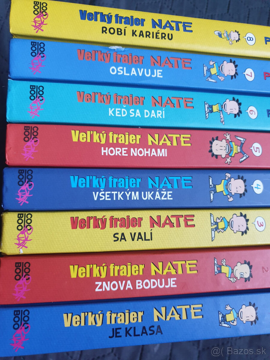 Lincoln Peirce-  Velký frajer Nate   9 ks  TOP stav