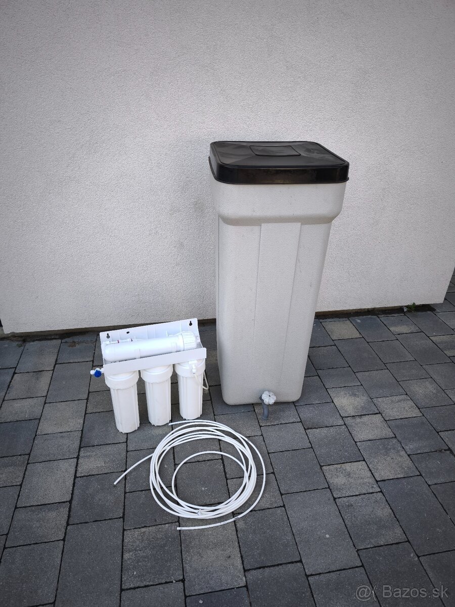 Predám zariadenie AquaDemi 100 + zásobník 150l (demi voda)