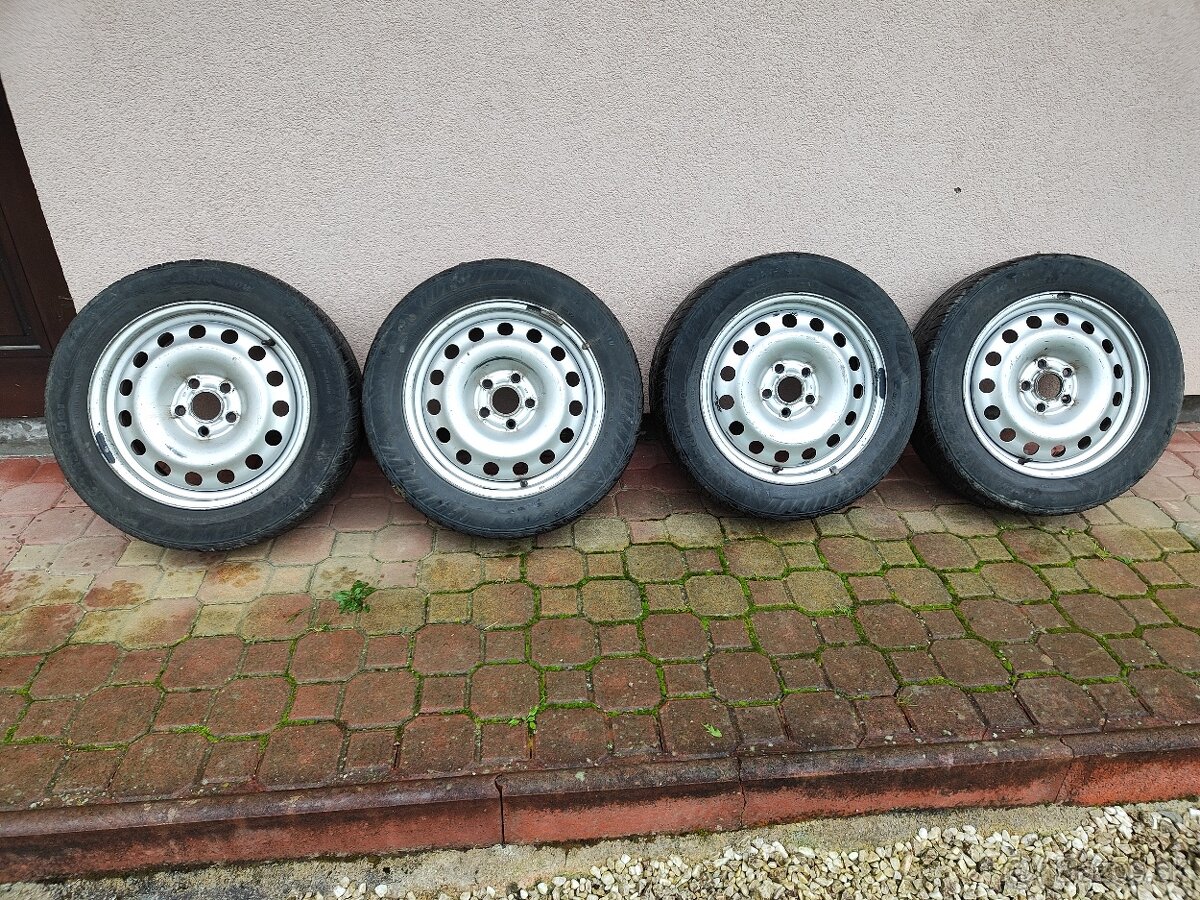Renault ALU disky 5x108, R16 + zimné pneu