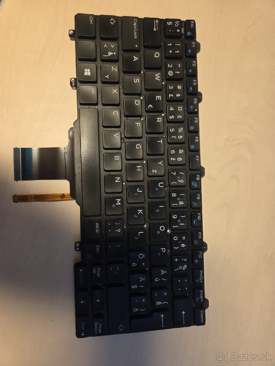 Predam en klavesnicu s SK polepmi pre dell latitude e7250
