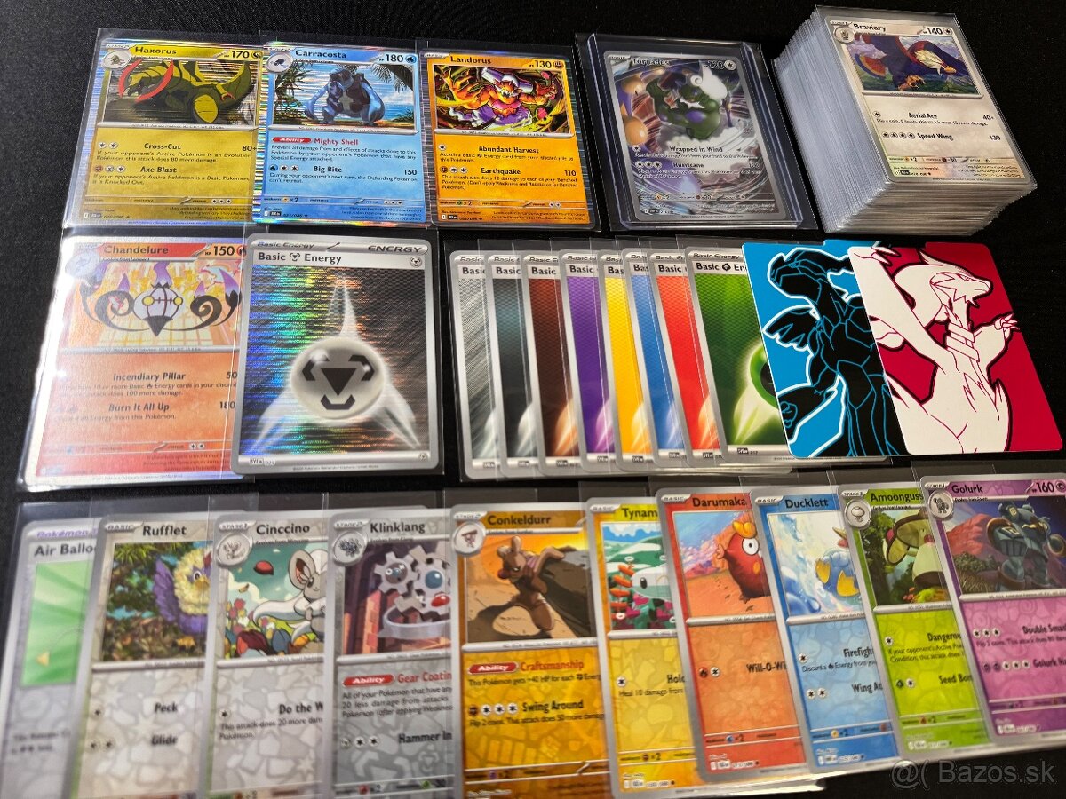 Pokemón PREM. balík 1: 100ks kariet v obaloch s EX + darčeky