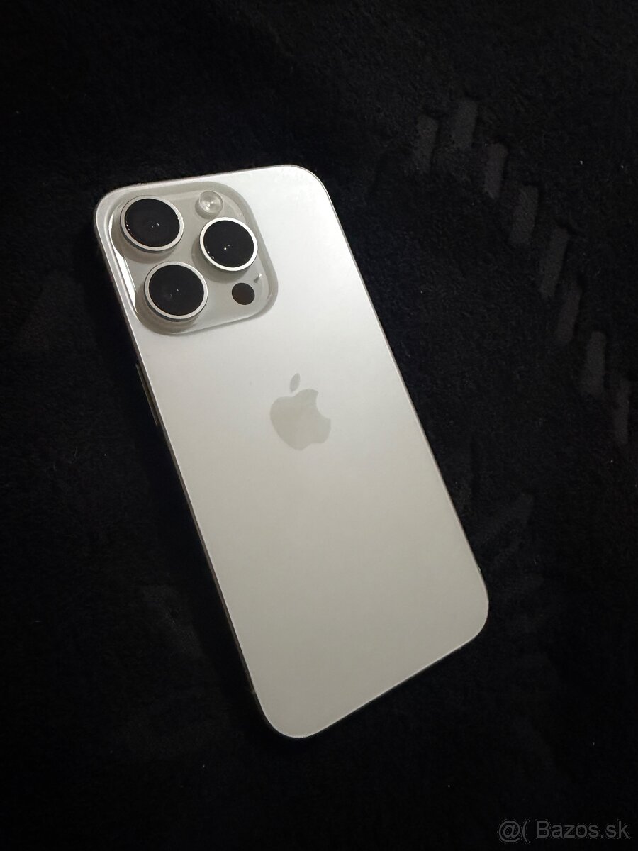iPhone 15pro White Titanium 128gb