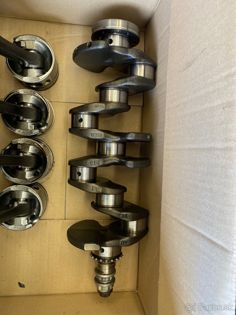 kluka s ojnicami a piestami 1,9TDi BKC