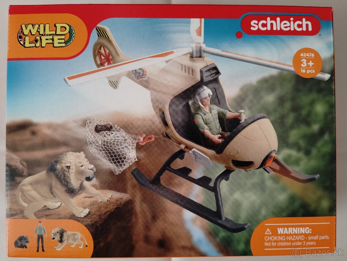 Záchranársky vrtuľník pre zvieratá - SCHLEICH 42476