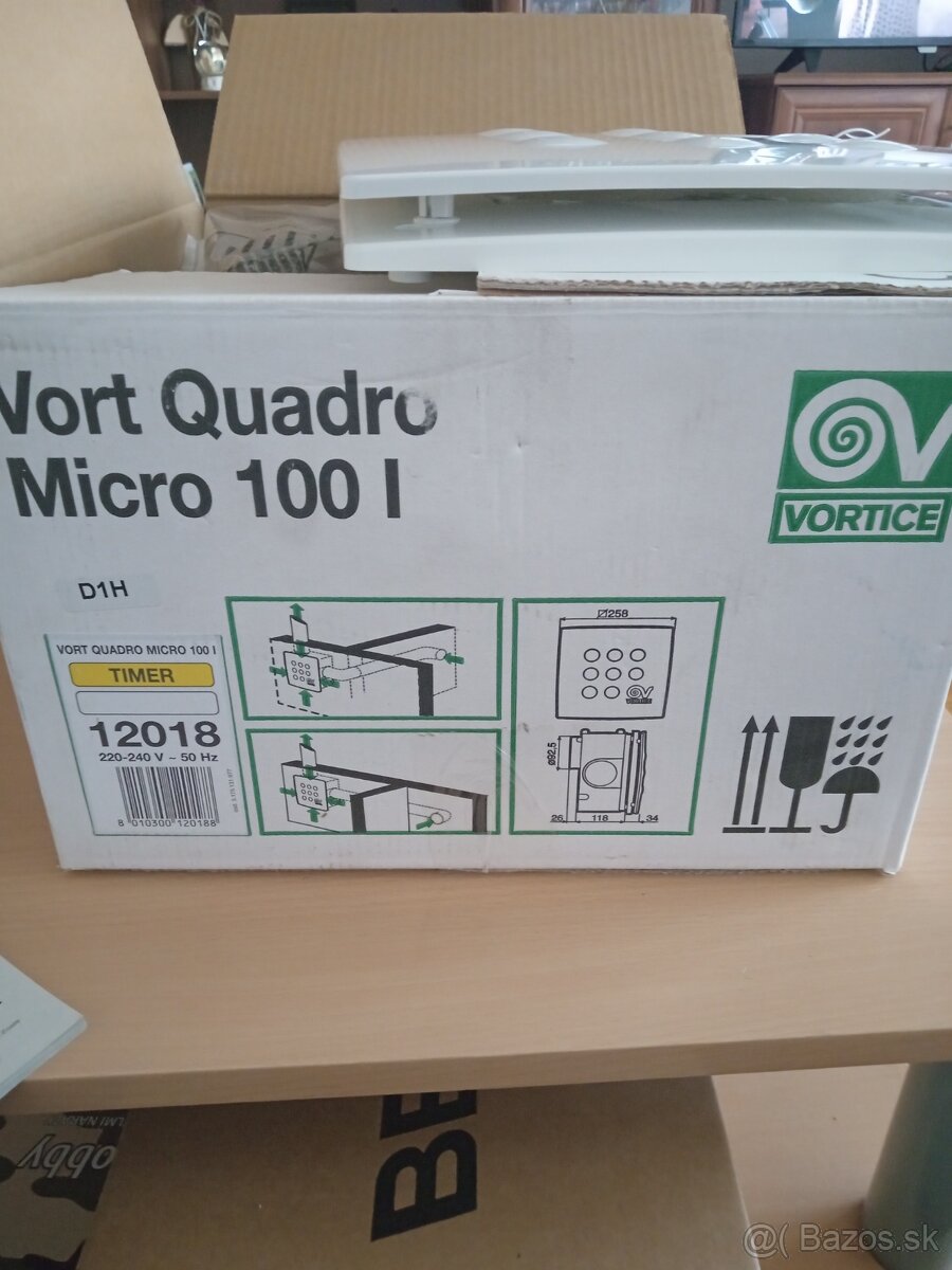 Ventilátor vort Quadro micro 100