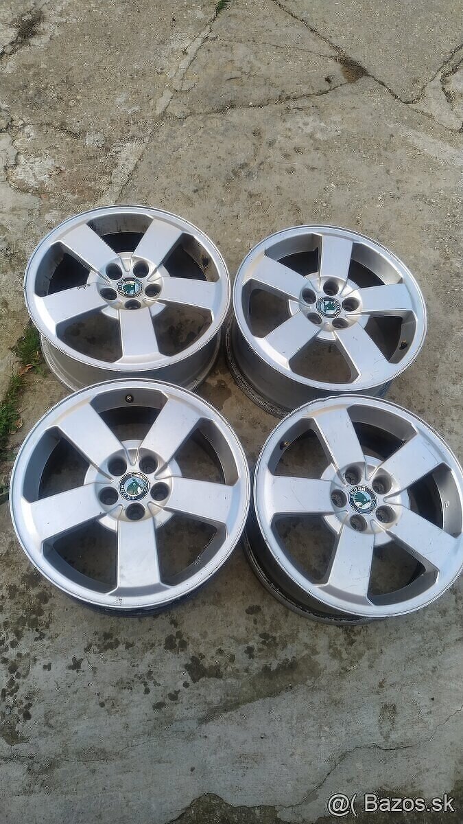 Original elektrony Skoda ride 5x100 R16