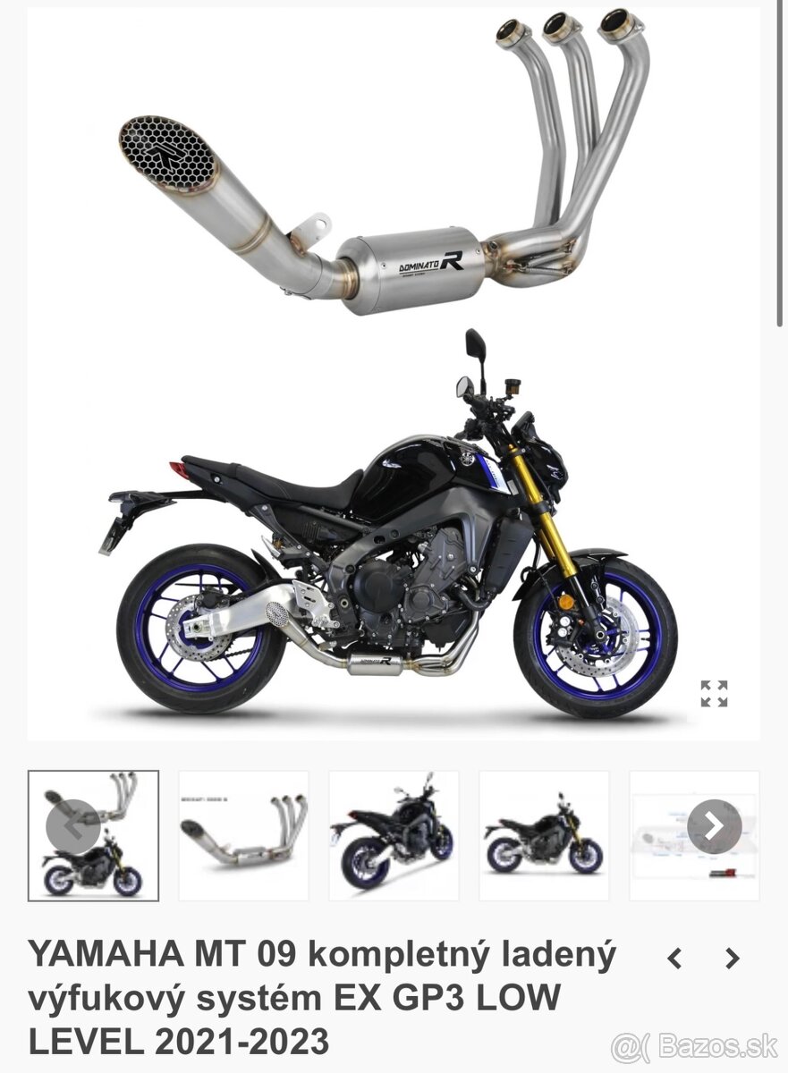 VÝFUK YAMAHA MT09 2021-23