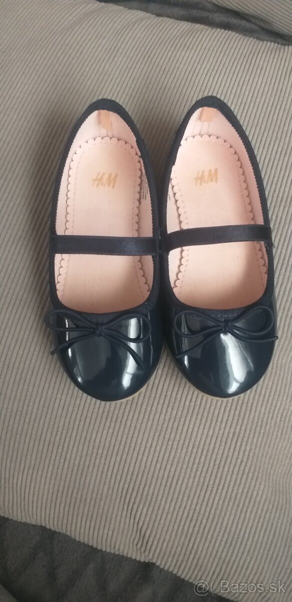 Balerinky h&m velkosť obuté 2 krat.velkosť 25