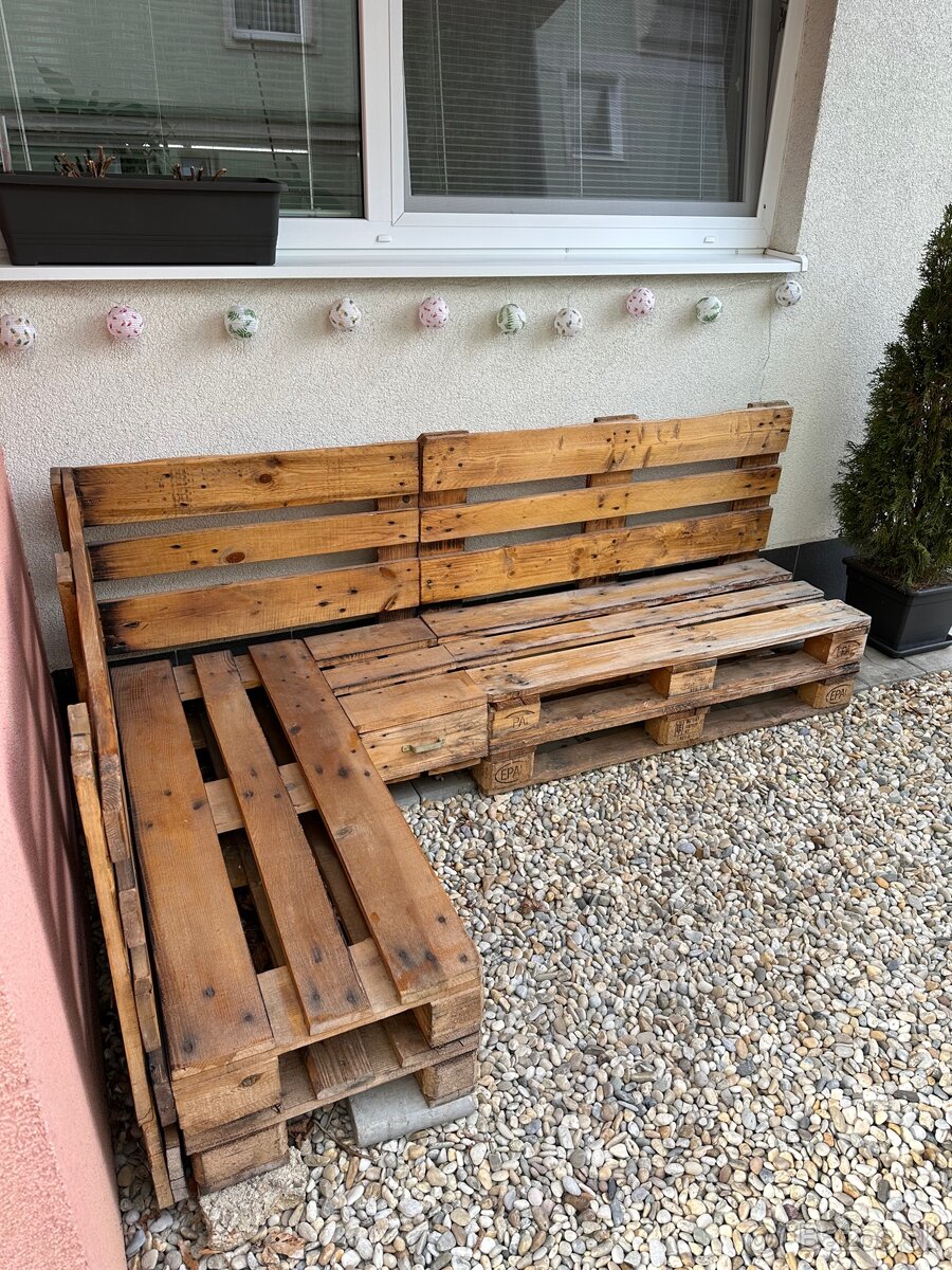 super ponuka zahradne paletové sedenie