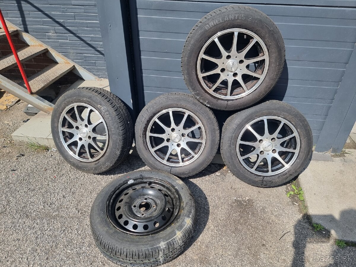 4x114,3 rozmer 185/65 R15 plus rezerva