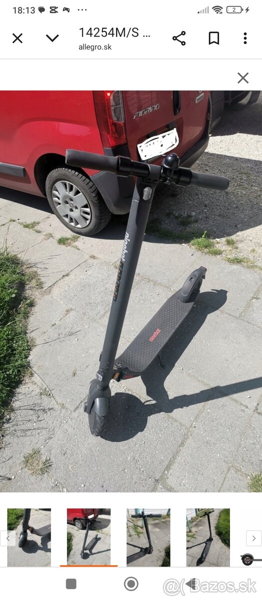 Elektrické kolobežka minebot by segway