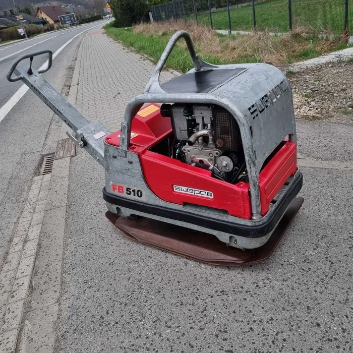 Swepac FB510 Zhutňovač 500 kg doska 2017 Ako nový z Nórska -