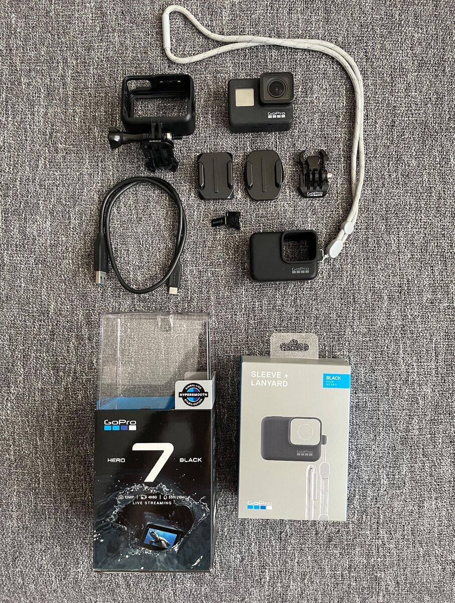 GoPro HERO 7 Black + príslušenstvo