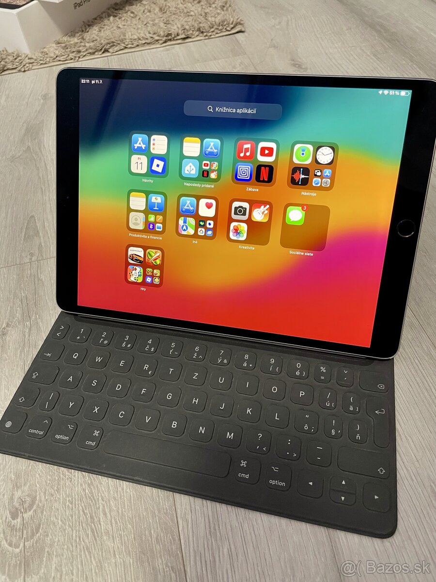 iPad PRO 10,5 Cellular 64GB (+) klávesnica