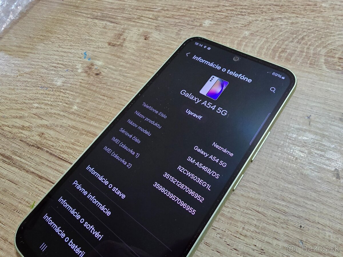 Samsung a54 5g 256gb v top stave bez znamok pouzivania vhodn