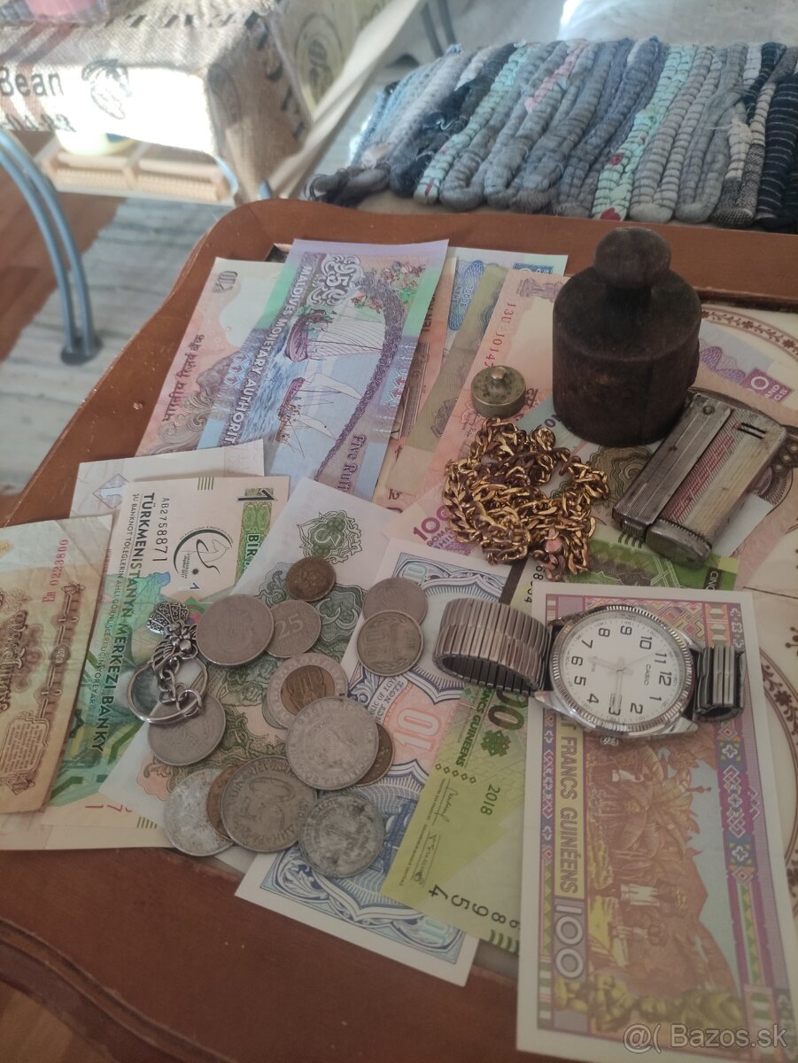 Prodám bankovky a mince