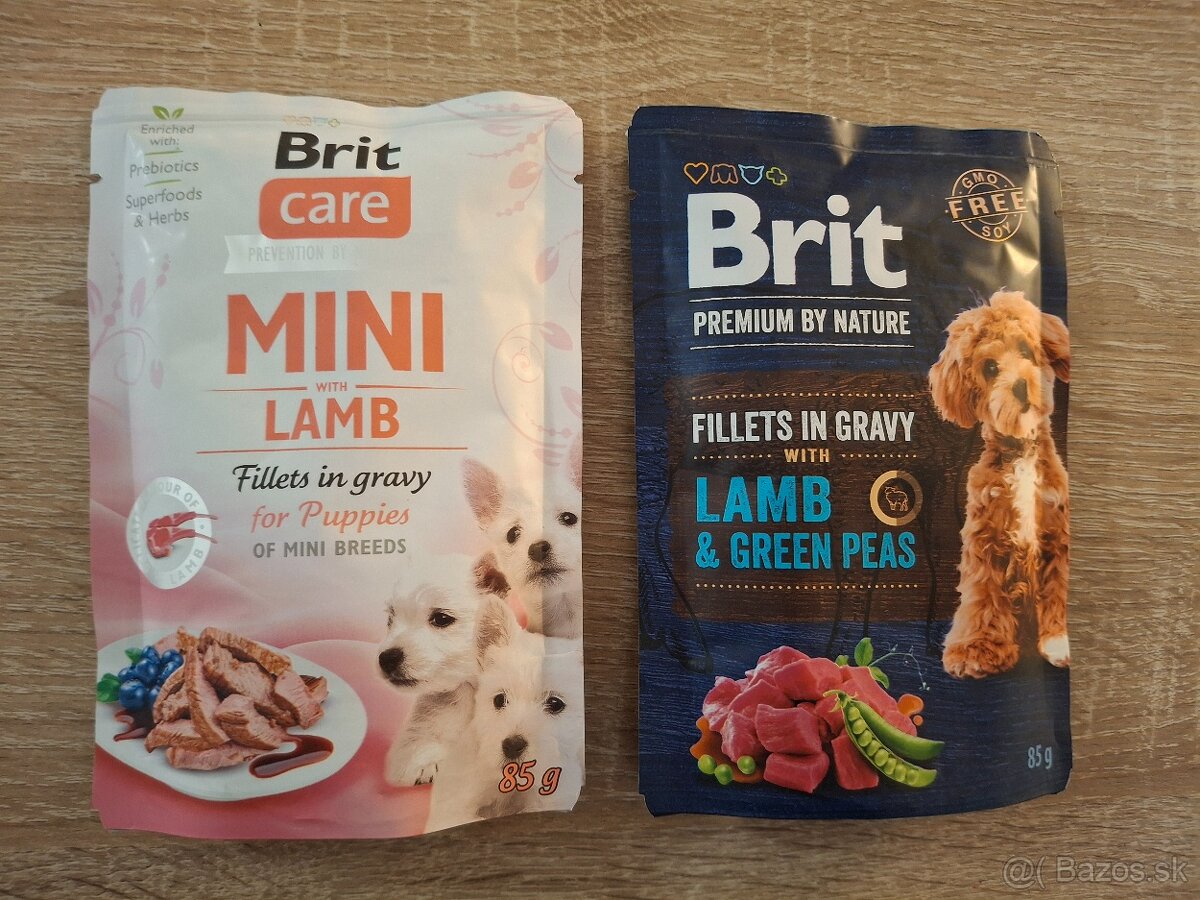Brit Care Lamb Puppy kapsičky, vlhké krmivo pre psov 44ks
