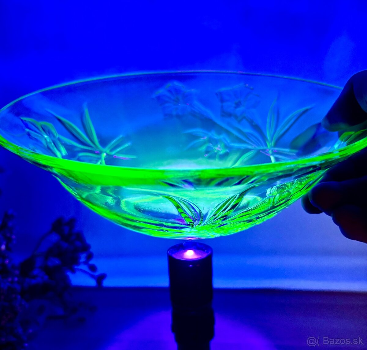 Misa uránové sklo, USA 1920/40